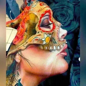 Viveros Men’s shirt. NWOT. Medium.Viva La Muerte.  By Brian Viveros. Rare.